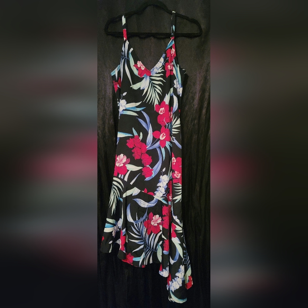 Tommy Bahama Midnight Orchid  ASYMM Dress